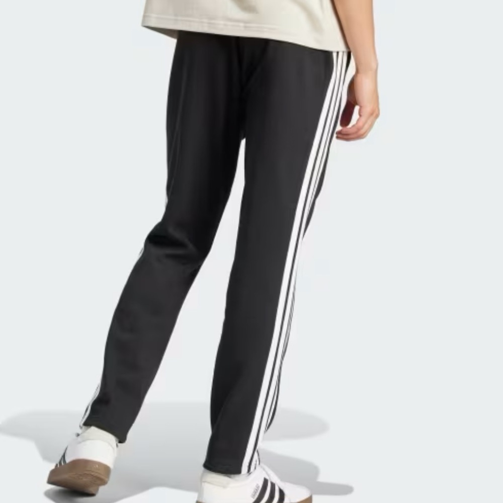 Adidas Black 3-Stripes open hem sweatpants - Picture 4 of 7